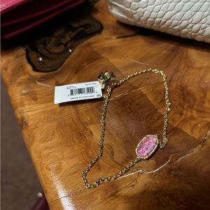 Kendra Scott pink adjustable bracelet